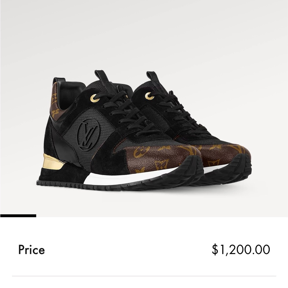 Louis Vuitton Runaway Sneaker Size 36.5  worn twice box and dust bags included